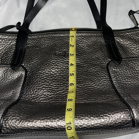 Beautiful Cole Haan silver and black shoulder bag. - Picture 8 of 10